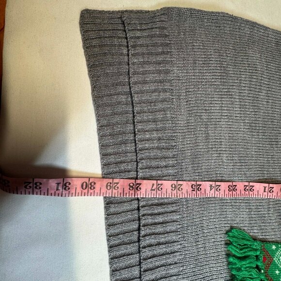 Ugly Christmas Sweater Cat w/ Glasses Scarf Women's 3X 22W/24W holiday xmas - Picture 8 of 13